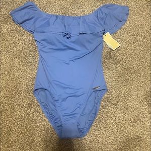 Michael Kors off the shoulder swimsuit size 8